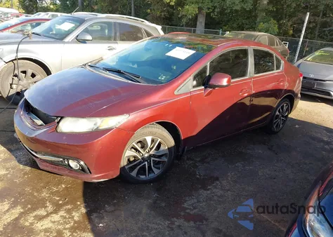 2013 Honda Civic Ex-L из США, поврежденный, VIN 19XFB2F96DE077331